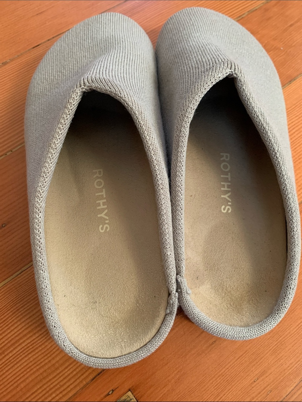 Rothy's Women’s 8 Wool Casual Clogs in Dove Sz 8 EUC - Picture 2 of 4